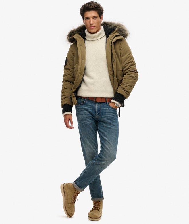 Superdry Cazadora Bómber Acolchada Con Capucha Everest