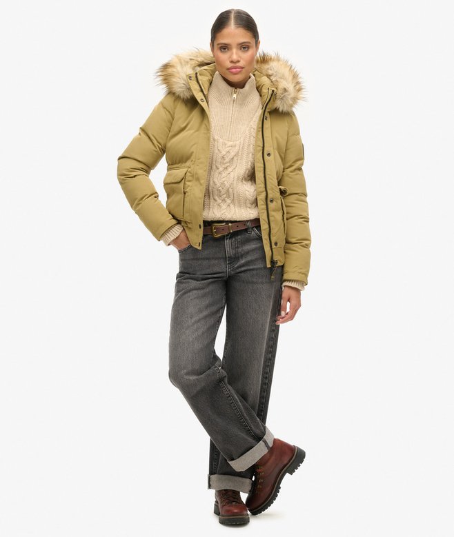 Superdry Cazadora Bómber Acolchada Con Capucha Everest