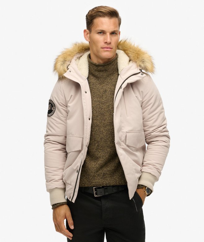 superdry Cazadora bómber acolchada con capucha Everest