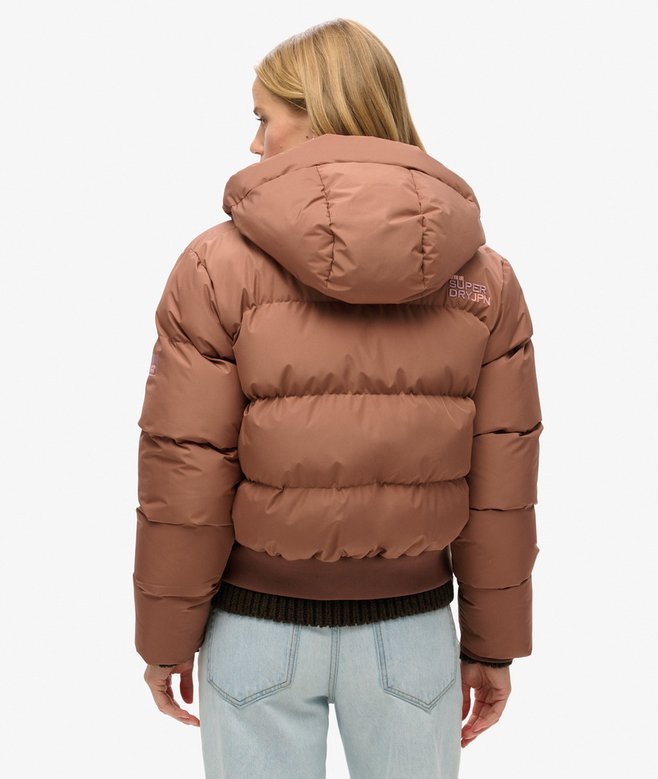 Superdry Cazadora Bómber Acolchada Con Capucha Sports