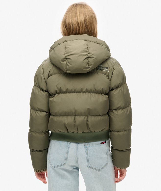 Superdry Cazadora Bómber Acolchada Con Capucha Sports