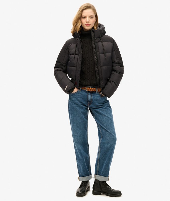 Superdry Cazadora Bómber Acolchada Con Tejido Antirroturas Ripstop