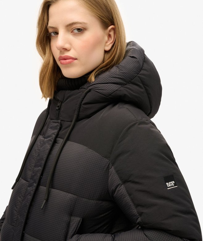 Superdry Cazadora Bómber Acolchada Con Tejido Antirroturas Ripstop