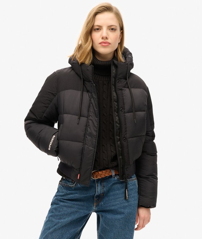 superdry Cazadora bómber acolchada con tejido antirroturas Ripstop