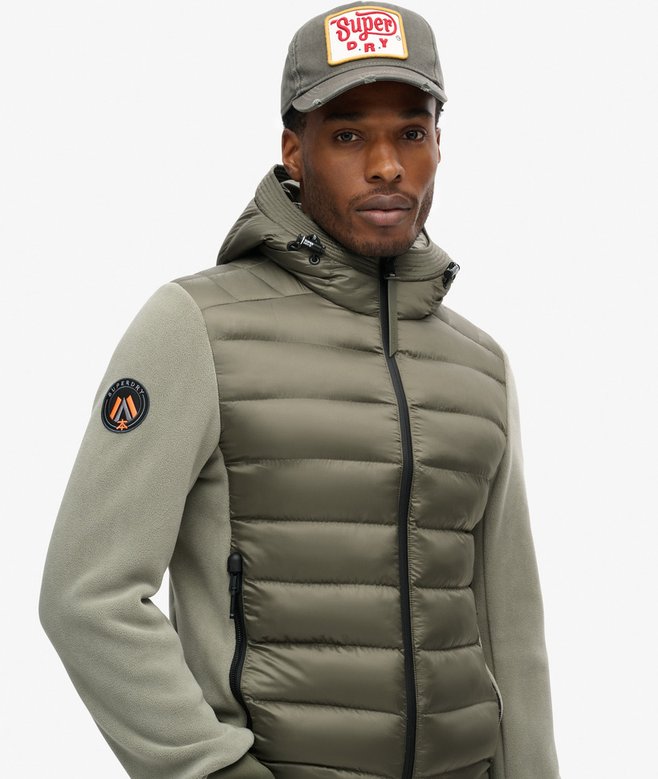 Superdry Cazadora Bómber De Tejido Polar Con Capucha Storm