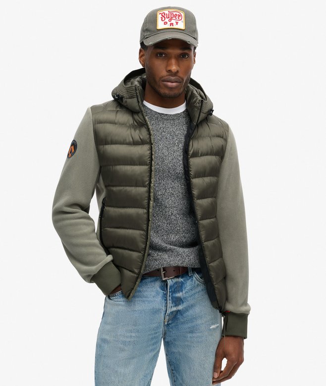 superdry Cazadora bómber de tejido polar con capucha Storm