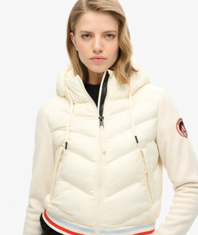 Superdry Cazadora Bómber Híbrida Con Capucha Storm Fuji