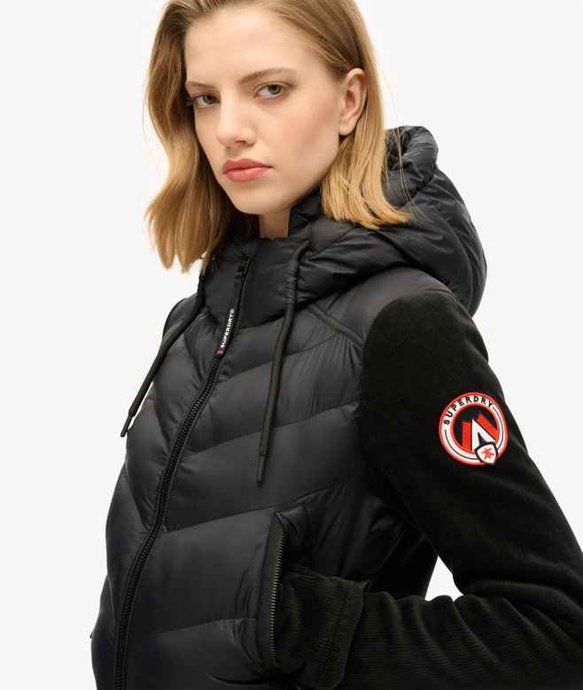 Superdry Cazadora Bómber Híbrida Con Capucha Storm Fuji