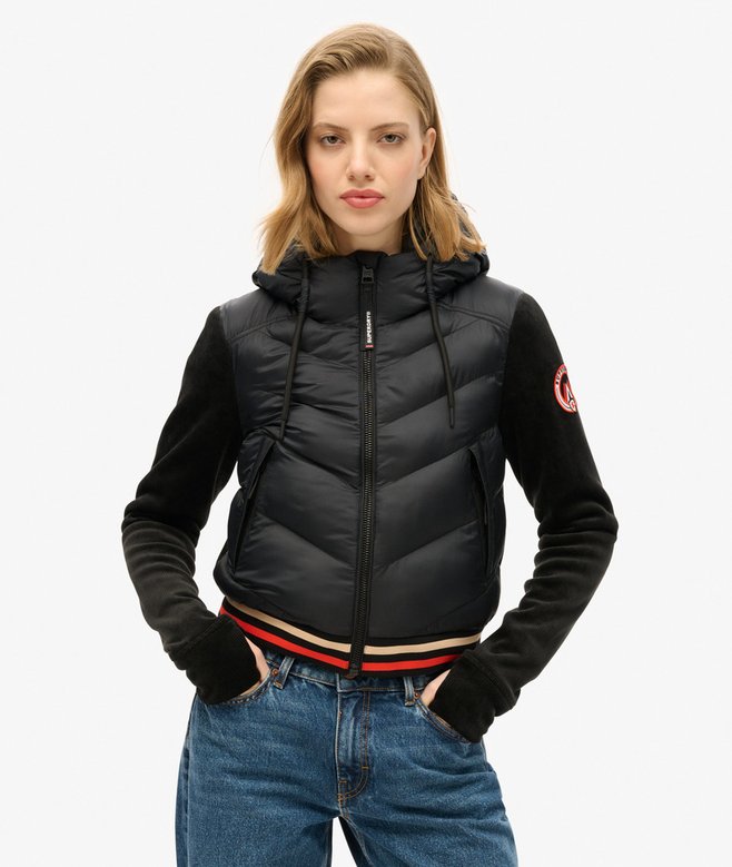 superdry Cazadora bómber híbrida con capucha Storm Fuji