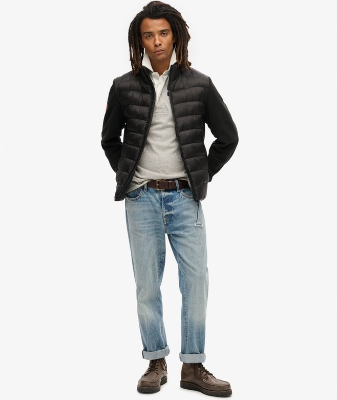 Superdry Cazadora Bómber Híbrida De Tejido Polar Storm