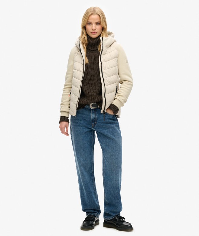 Superdry Cazadora Híbrida Acolchada Con Capucha Storm