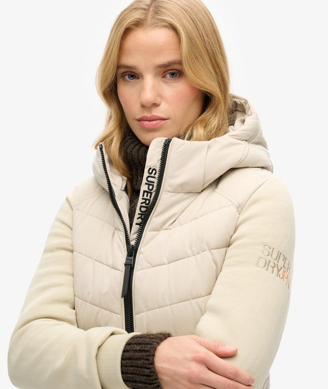 Superdry Cazadora Híbrida Acolchada Con Capucha Storm
