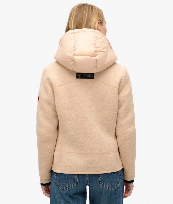 Superdry Cazadora Híbrida De Punto Con Capucha Storm