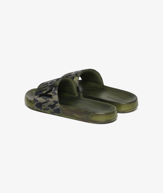 Superdry Chanclas De Piscina Con Estampado De Camuflaje Core
