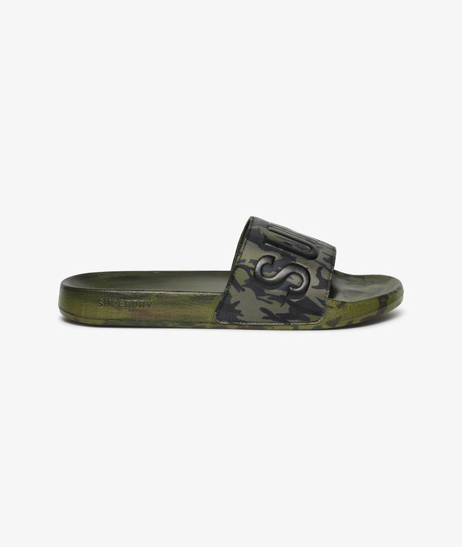Superdry Chanclas De Piscina Con Estampado De Camuflaje Core