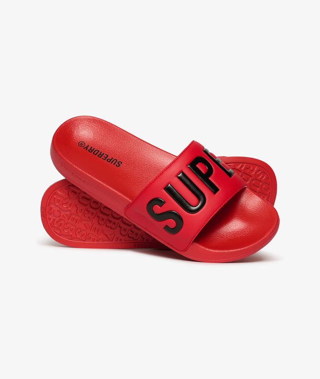 superdry Chanclas de piscina con estampado gráfico Core
