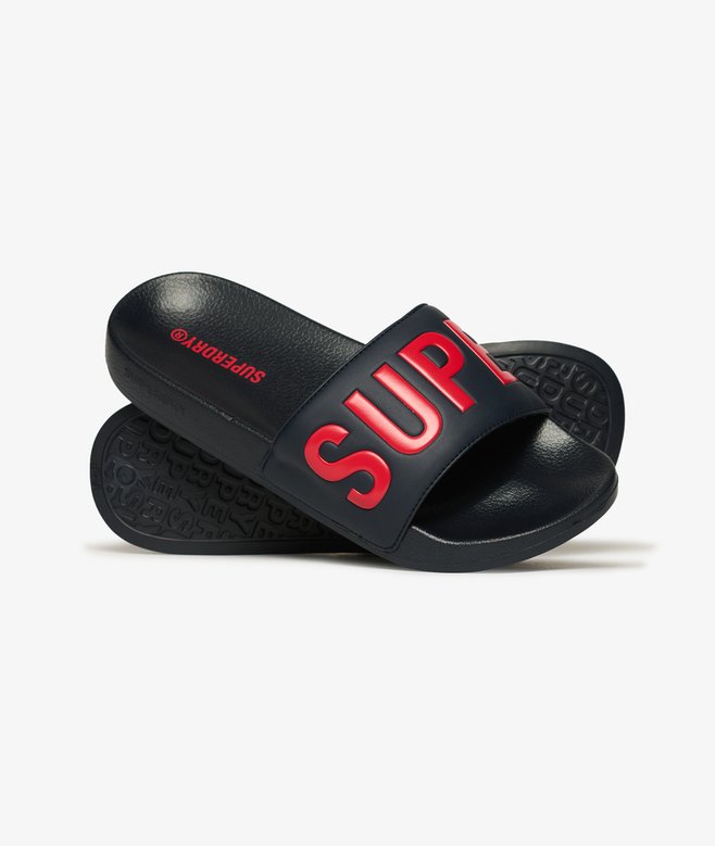 superdry Chanclas de piscina con estampado gráfico Core