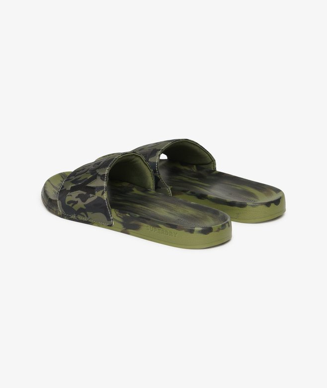 Superdry Chanclas De Piscina Veganas Con Estampado De Camuflaje