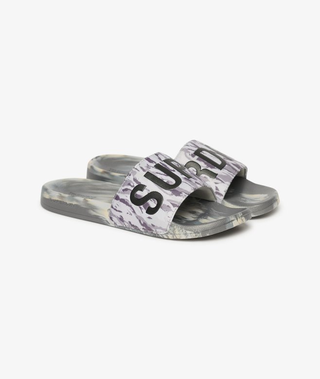 Superdry Chanclas De Piscina Veganas Con Estampado De Camuflaje