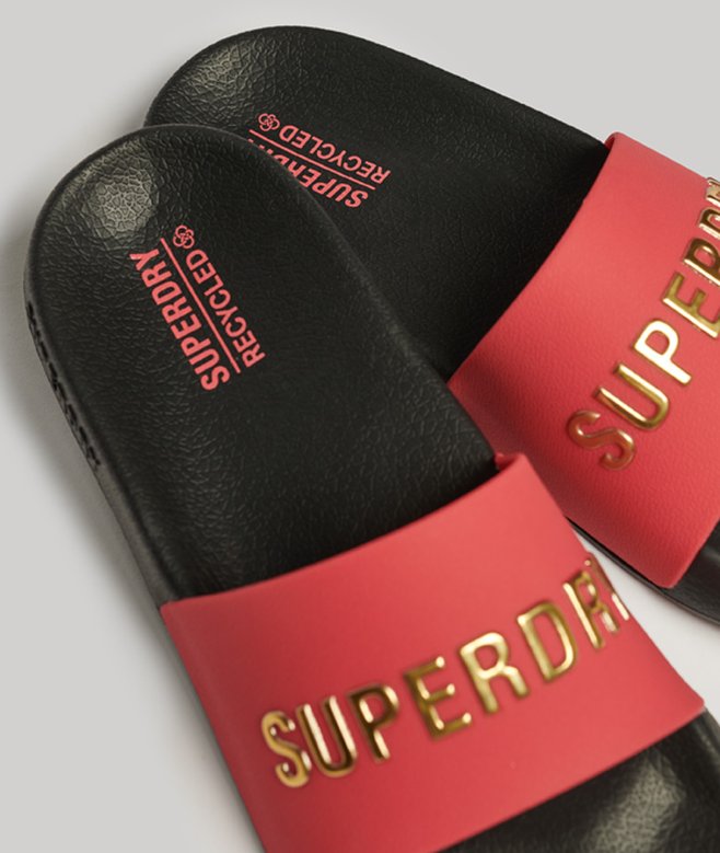 Superdry Chanclas De Piscina Veganas Con Logotipo Code