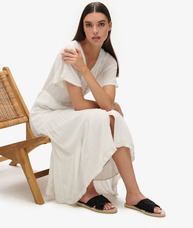 Superdry Chanclas De Tiras Cruzadas Estilo Alpargata