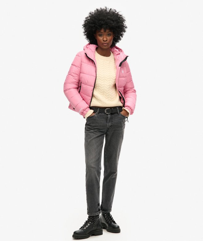 Superdry Chaqueta Acolchada Con Capucha Spirit Sports
