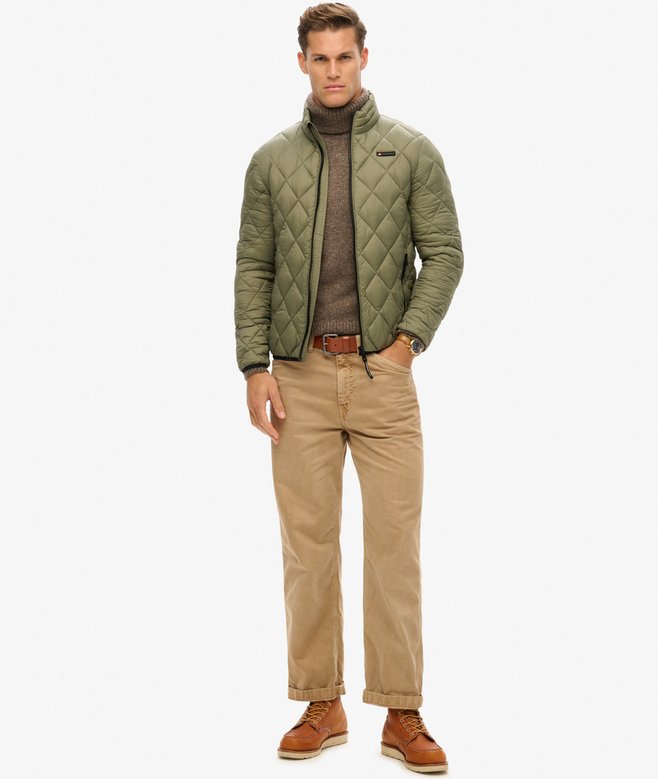 Superdry Chaqueta Acolchada Con Diseño De Rombos Fuji Lite