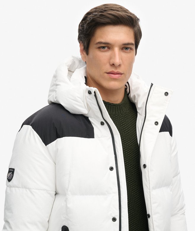 Superdry Chaqueta Acolchada De Corte Cuadrado Con Capucha