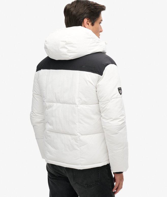 Superdry Chaqueta Acolchada De Corte Cuadrado Con Capucha