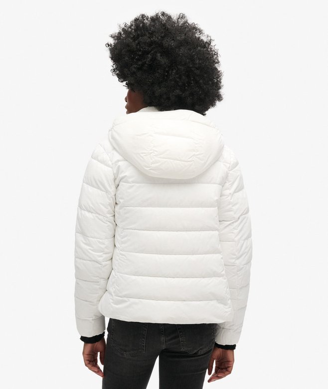 Superdry Chaqueta Acolchada De Microfibra Con Capucha