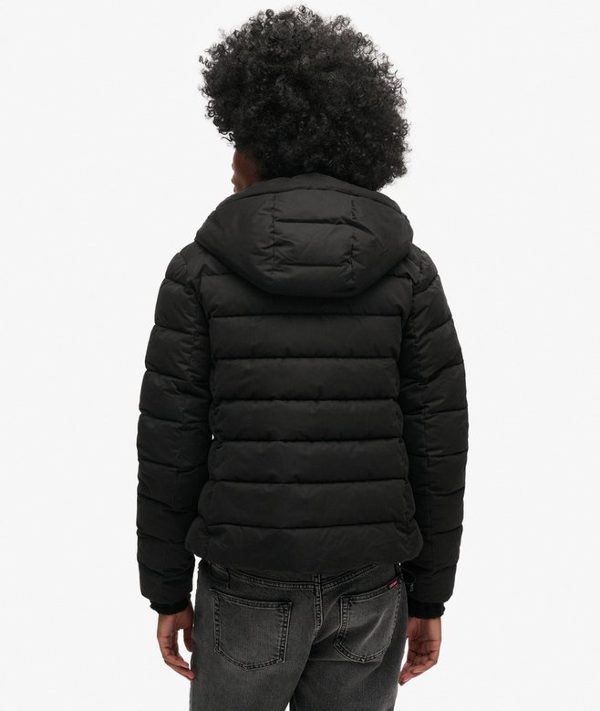 Superdry Chaqueta Acolchada De Microfibra Con Capucha