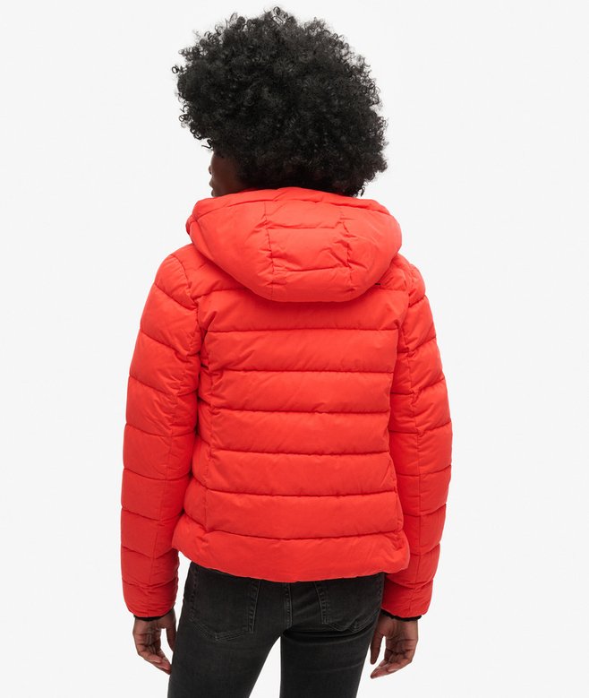Superdry Chaqueta Acolchada De Microfibra Con Capucha