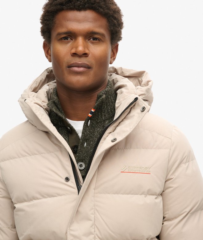 Superdry Chaqueta Acolchada De Microfibra Con Capucha Sports