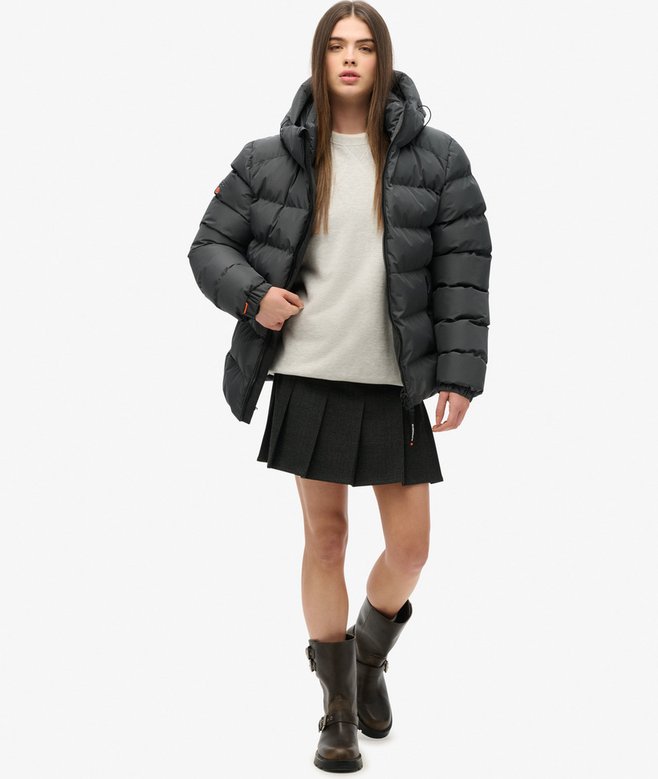 Superdry Chaqueta Acolchada Extragrande Con Capucha Sports