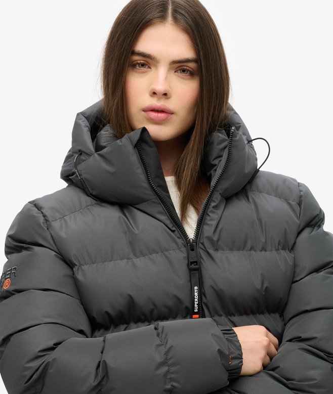 Superdry Chaqueta Acolchada Extragrande Con Capucha Sports