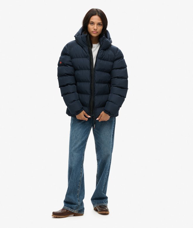 Superdry Chaqueta Acolchada Extragrande Con Capucha Sports