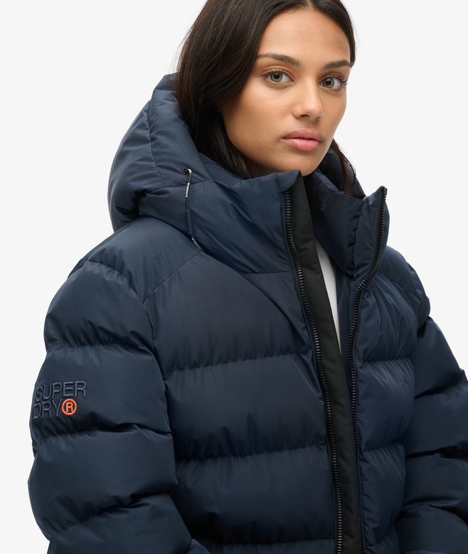Superdry Chaqueta Acolchada Extragrande Con Capucha Sports