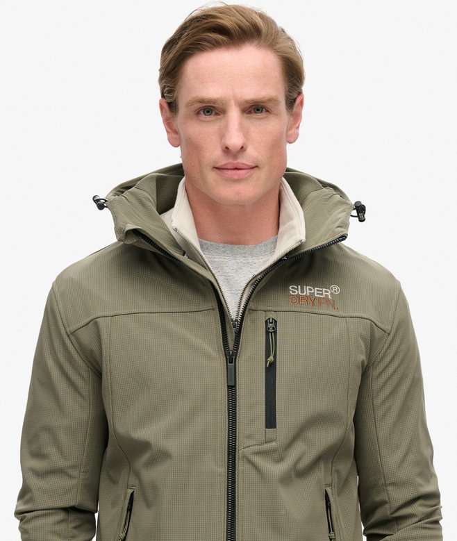 Superdry Chaqueta Con Capucha De Softshell Ripstop Trekker