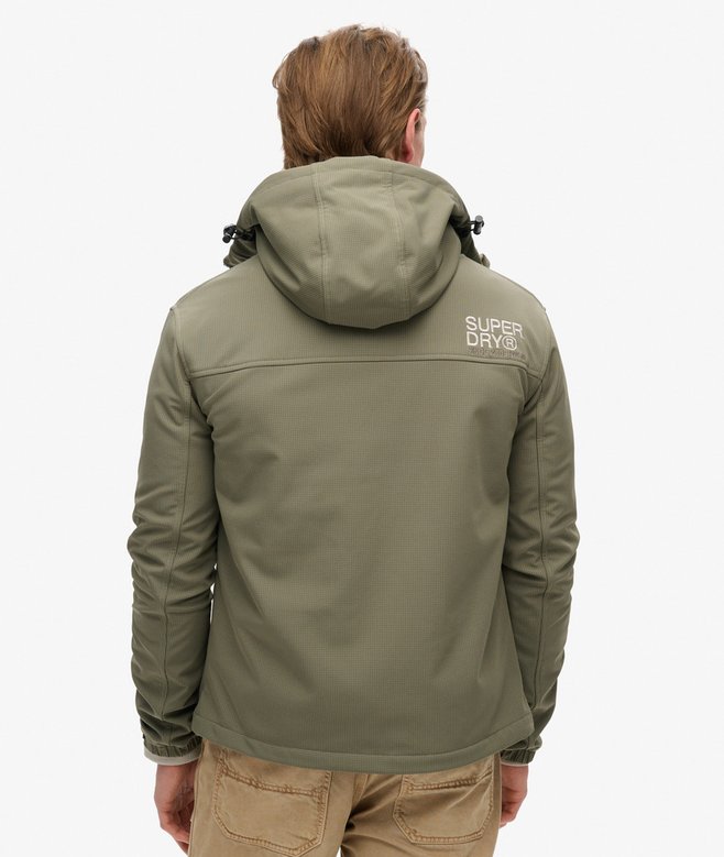 Superdry Chaqueta Con Capucha De Softshell Ripstop Trekker