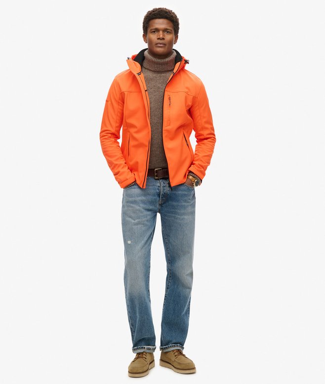 Superdry Chaqueta Con Capucha De Tejido Softshell Trekker