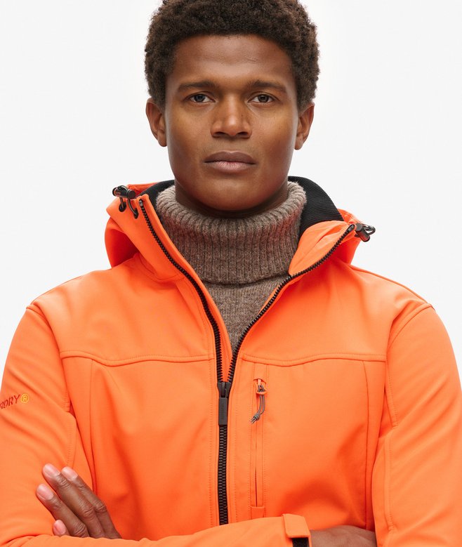 Superdry Chaqueta Con Capucha De Tejido Softshell Trekker