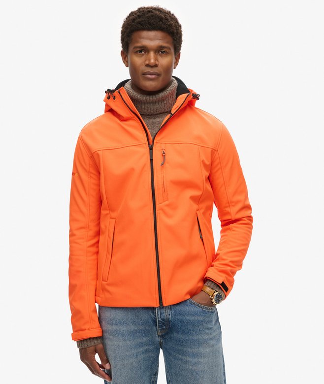 Superdry Chaqueta Con Capucha De Tejido Softshell Trekker