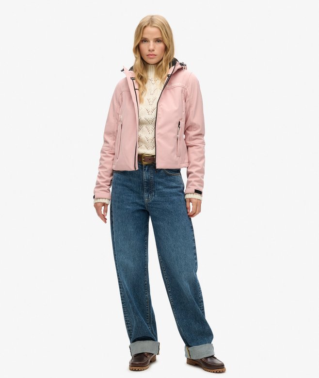 Superdry Chaqueta Con Capucha De Tejido Softshell Trekker