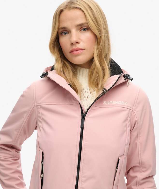 Superdry Chaqueta Con Capucha De Tejido Softshell Trekker