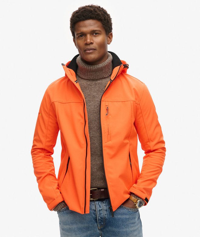 superdry Chaqueta con capucha de tejido softshell Trekker