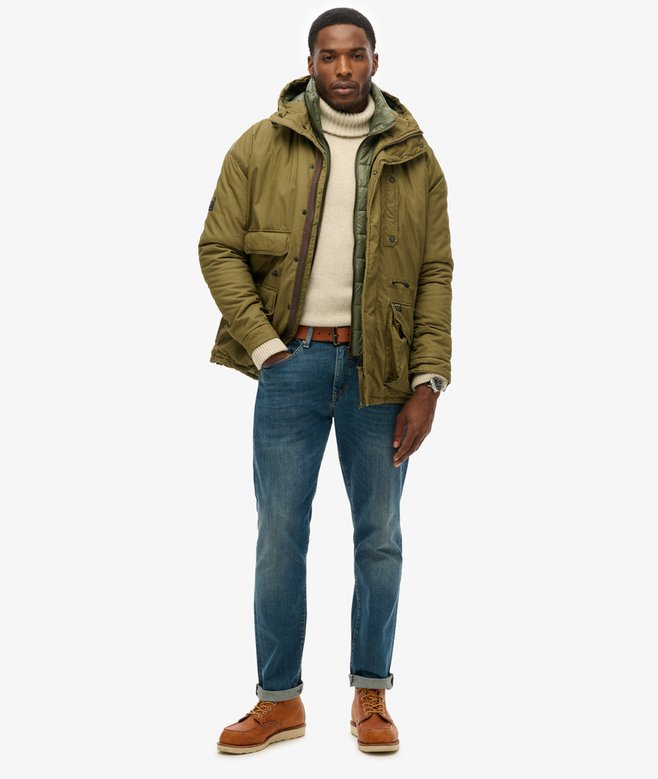 Superdry Chaqueta Con Capucha Y Forro De Algodón Deck