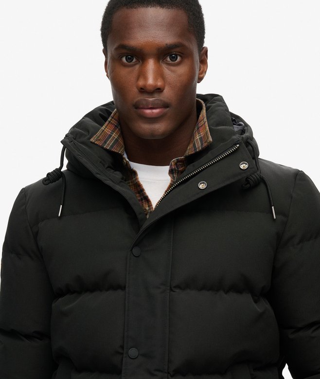 Superdry Chaqueta Corta Acolchada Con Capucha Everest