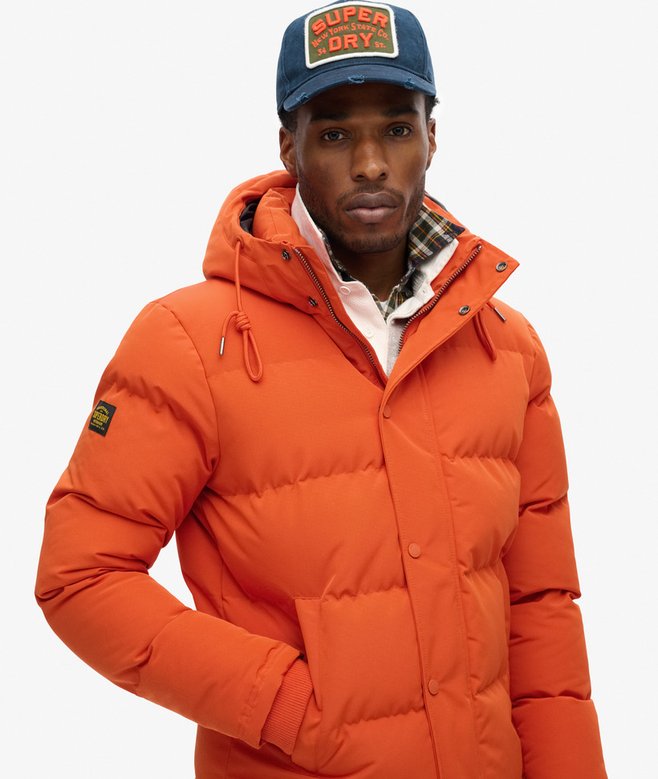 Superdry Chaqueta Corta Acolchada Con Capucha Everest