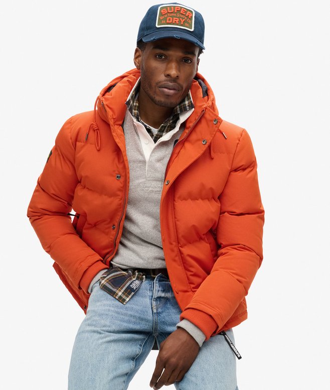 Superdry Chaqueta Corta Acolchada Con Capucha Everest