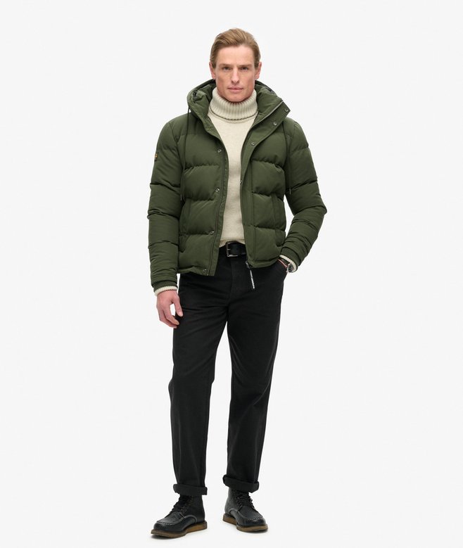 Superdry Chaqueta Corta Acolchada Con Capucha Everest